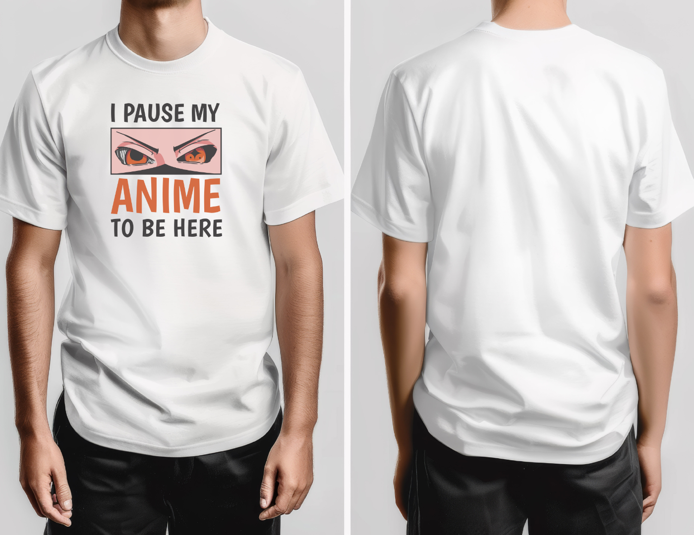 I pause my anime Premium T-shirt